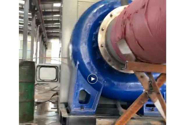 厦门志天网络购物平台有限公司流量5100立方大型柴油机混流泵机组测试中